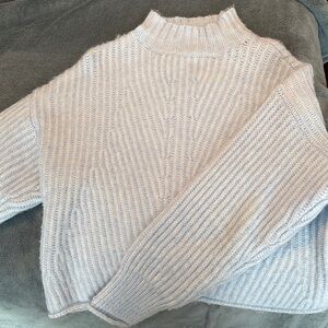 Gianni Bini Soft Light Blue Turtleneck Sweater